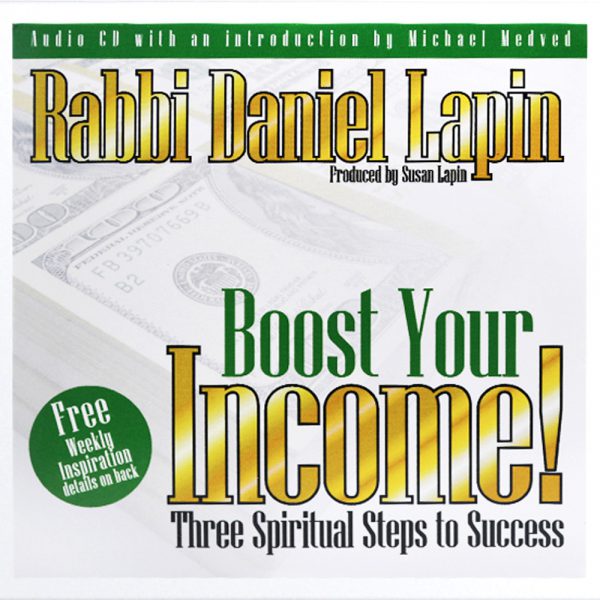 Boost Your Income by Rabbi Daniel Lapin